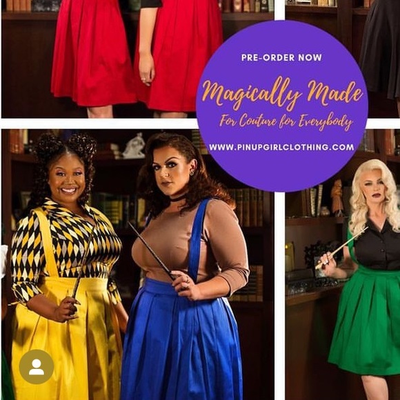 PUG Magically Made Joanne Jumper Skirt with Removable Straps Yellow Large L NWOT - Picture 3 of 3